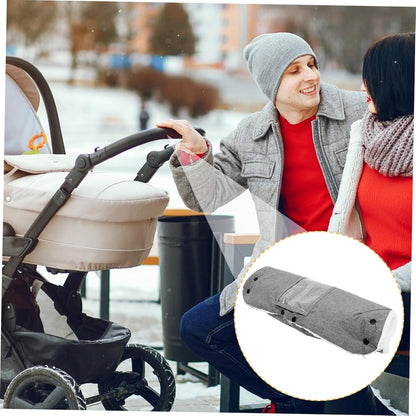 Insulated Windproof Stroller Hand for Outdoor Use Warm Pushchair Hand for Winter Comfort Detachable Design Material for Added Durability and