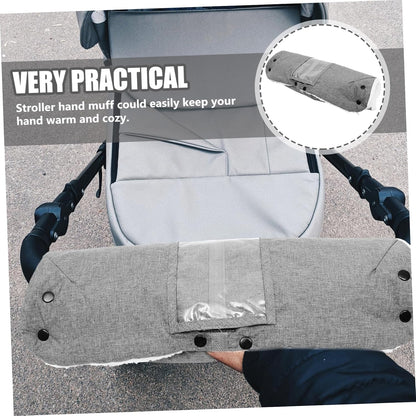 Insulated Windproof Stroller Hand for Outdoor Use Warm Pushchair Hand for Winter Comfort Detachable Design Material for Added Durability and