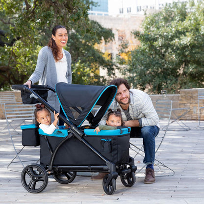 Expedition/Tour LTE 2-in-1 Stroller Wagon, Desert Blue - Colors B