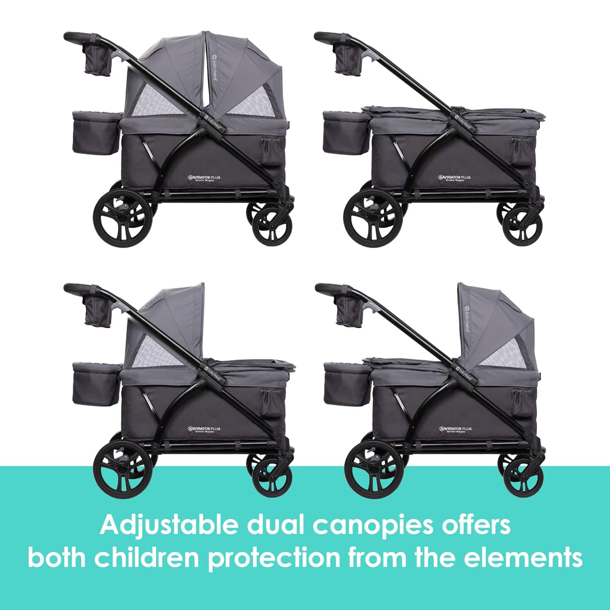 Expedition/Tour LTE 2-in-1 Stroller Wagon, Desert Blue - Colors B