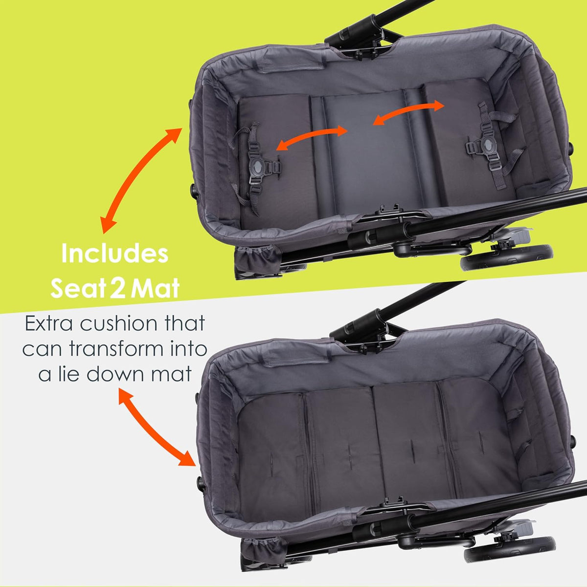 Expedition/Tour LTE 2-in-1 Stroller Wagon, Desert Blue - Colors B