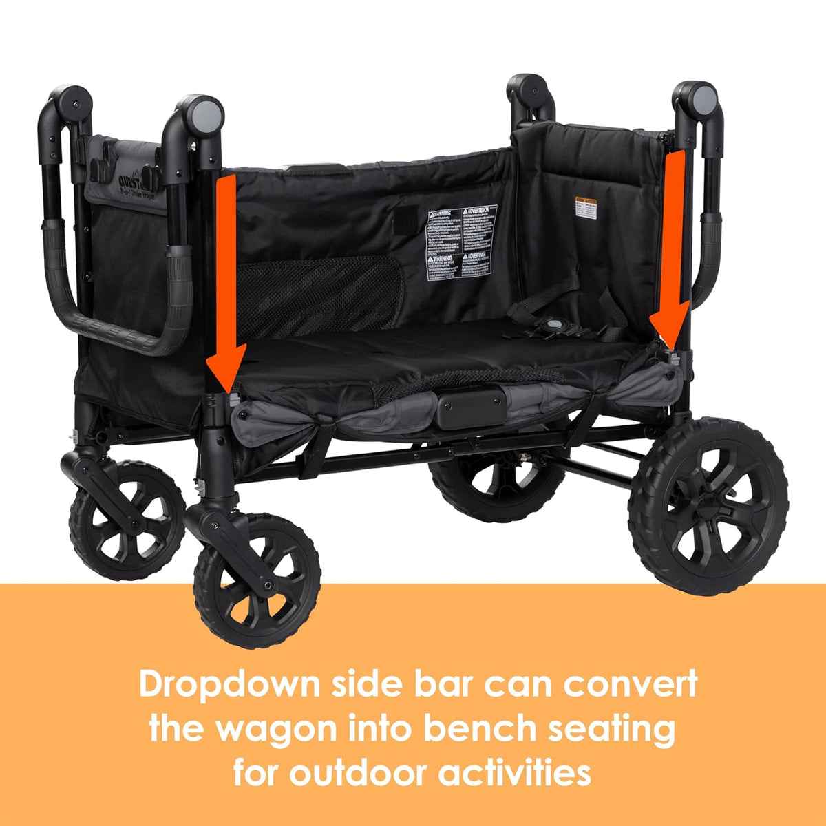 Expedition/Tour LTE 2-in-1 Stroller Wagon, Desert Blue - Colors B