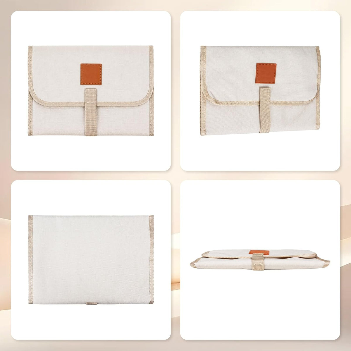 Portable Travel Diaper Changing Pad Foldable Waterproof Nappy Diaper Changing Mat Mattress Change Sheet Small 23 x 12 inches