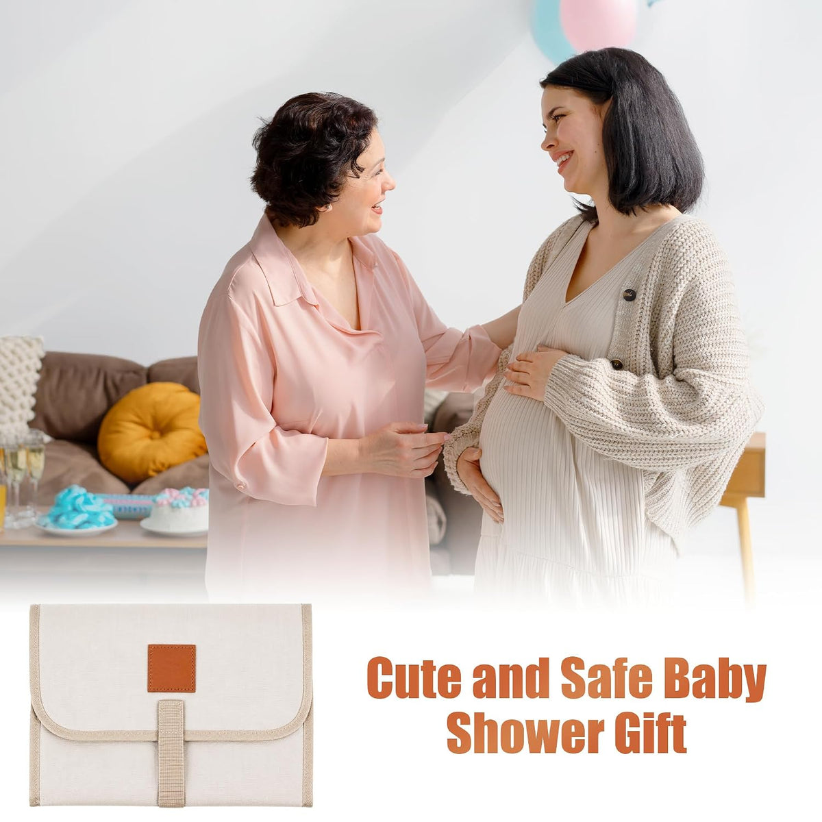 Portable Travel Diaper Changing Pad Foldable Waterproof Nappy Diaper Changing Mat Mattress Change Sheet Small 23 x 12 inches
