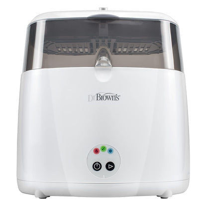 Deluxe Electric Sterilizer for Baby Bottles and Other Baby Essentials & Folding Baby Bottle Drying Rack for Easy Storage, Dry Nipples