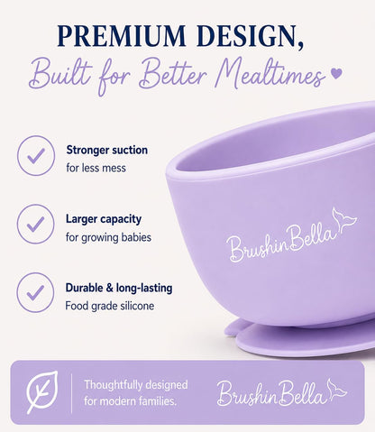 Baby Feeding Supplies - Complete Baby Feeding Set with Baby Plate, Baby Spoons First Stage, Silicone Bib and Snack Cup - Infant Eating Utensils and Baby Bowl with Suction