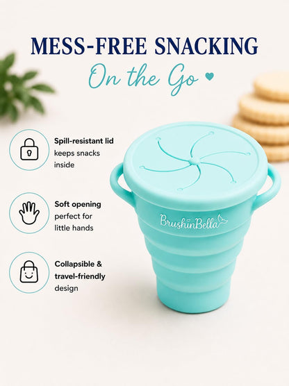Baby Feeding Supplies - Complete Baby Feeding Set with Baby Plate, Baby Spoons First Stage, Silicone Bib and Snack Cup - Infant Eating Utensils and Baby Bowl with Suction