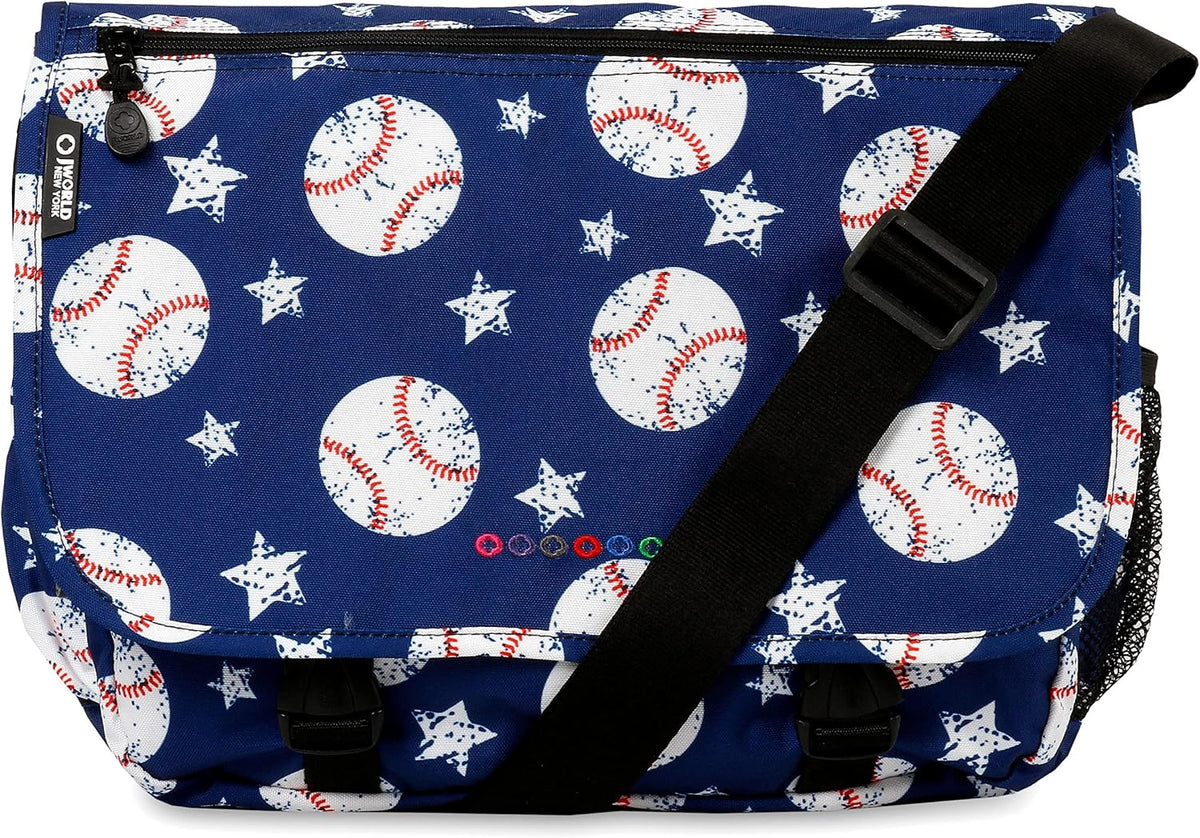 New York Terry Messenger Bag for Women Girls School Kids