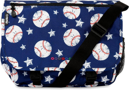New York Terry Messenger Bag for Women Girls School Kids