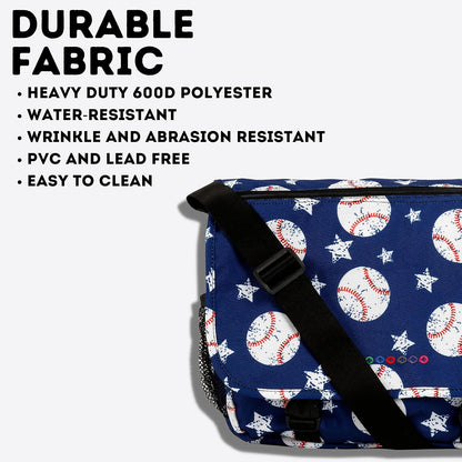 New York Terry Messenger Bag for Women Girls School Kids
