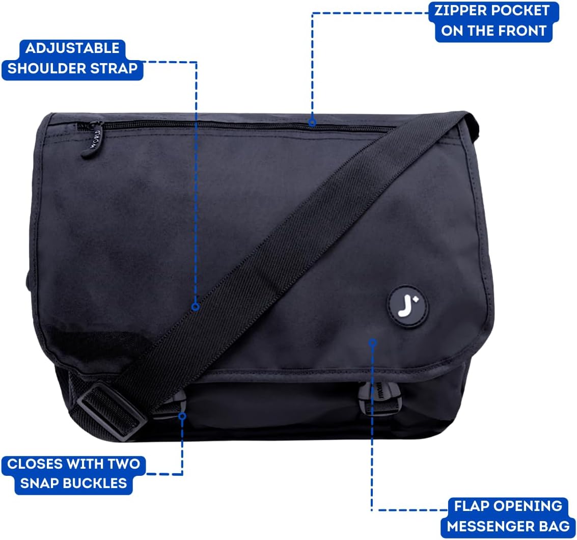 New York Terry Messenger Bag for Women Girls School Kids