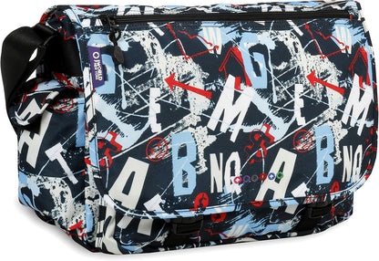 New York Terry Messenger Bag for Women Girls School Kids