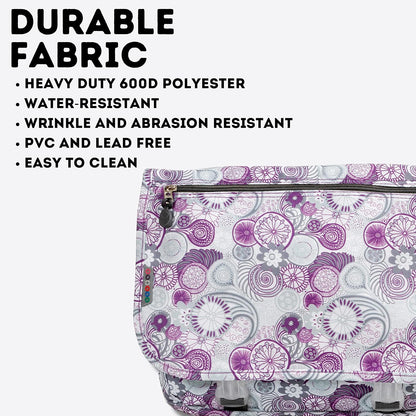 New York Terry Messenger Bag for Women Girls School Kids