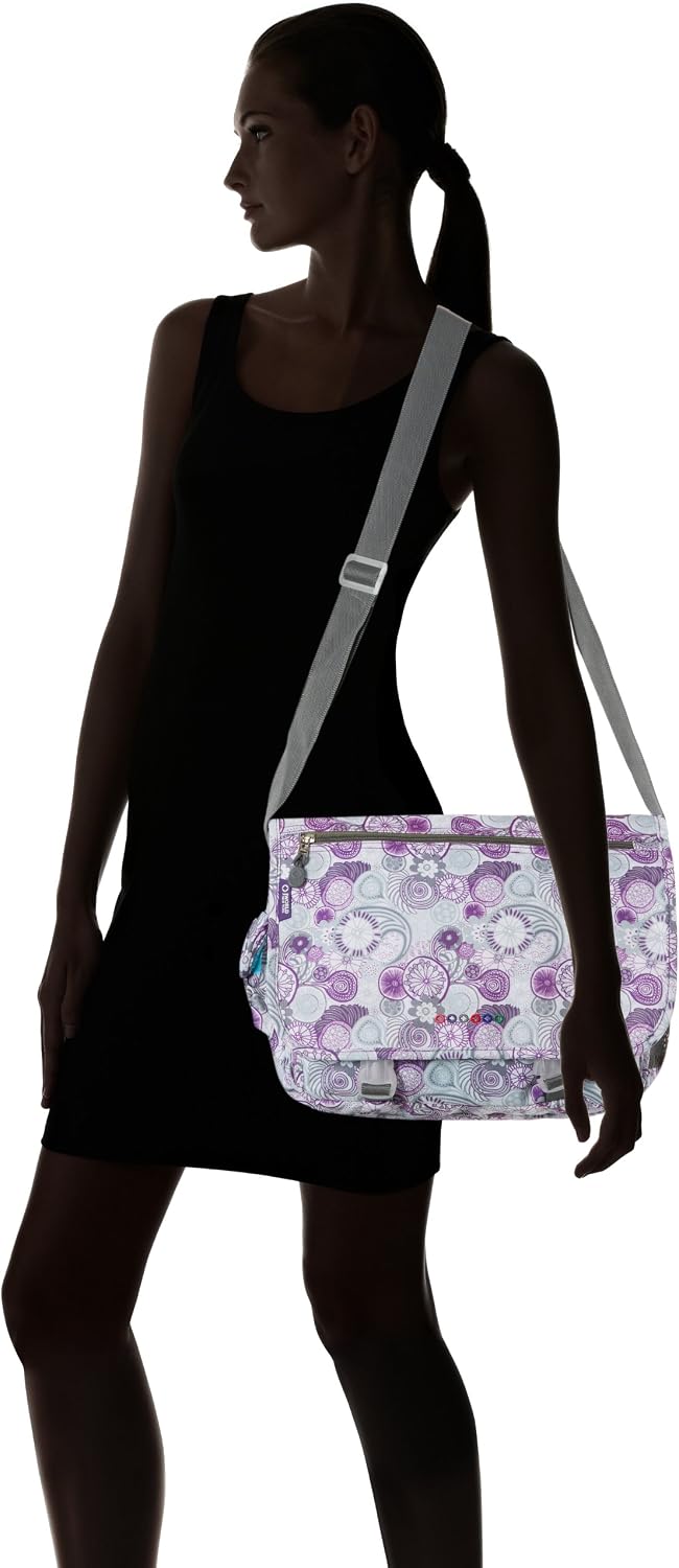 New York Terry Messenger Bag for Women Girls School Kids