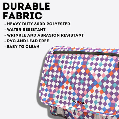 New York Terry Messenger Bag for Women Girls School Kids