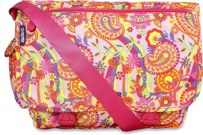 New York Terry Messenger Bag for Women Girls School Kids