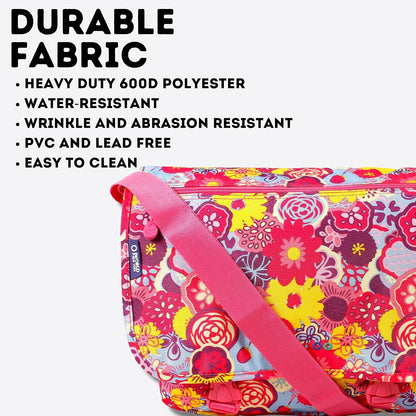 New York Terry Messenger Bag for Women Girls School Kids