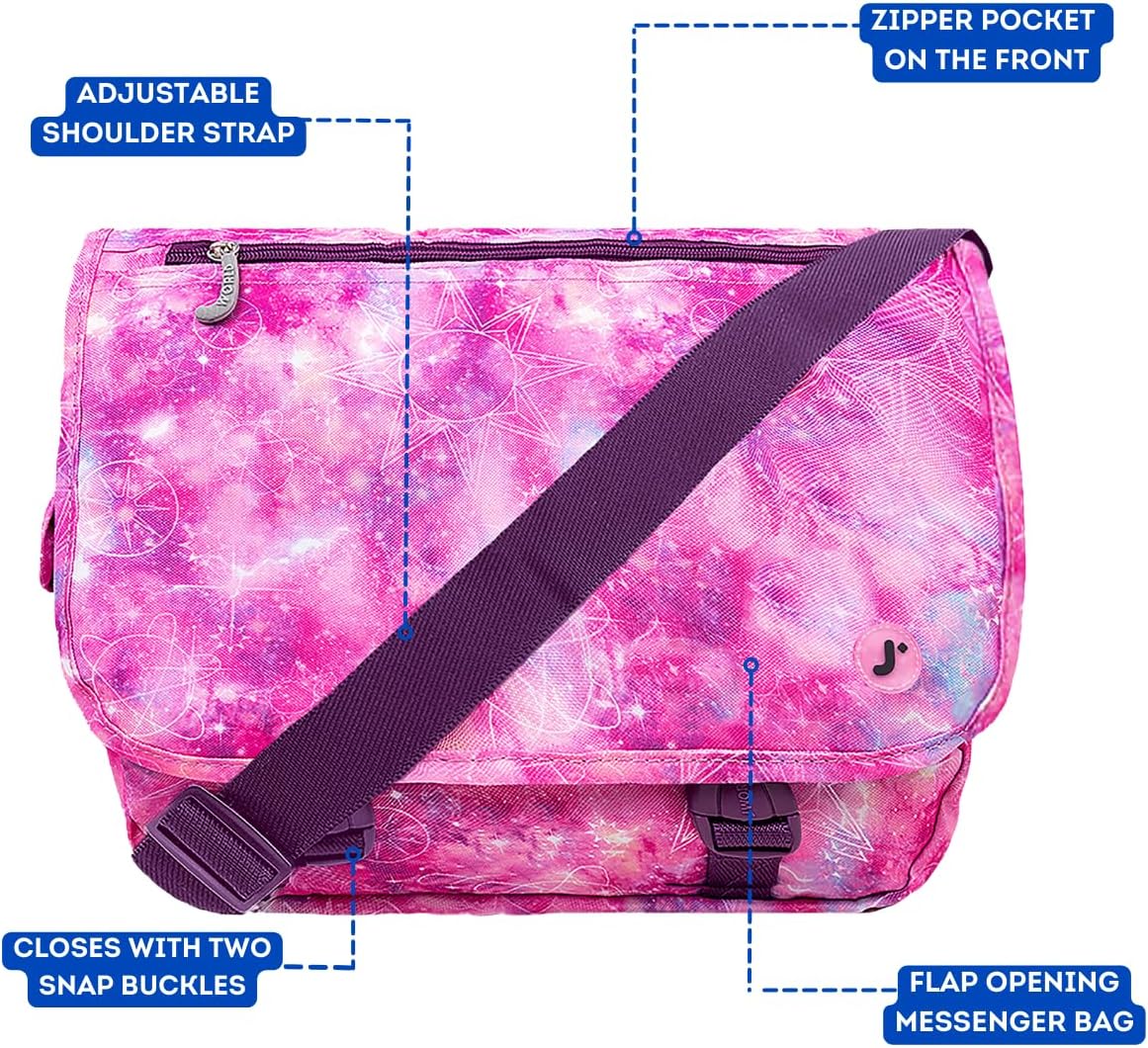 New York Terry Messenger Bag for Women Girls School Kids