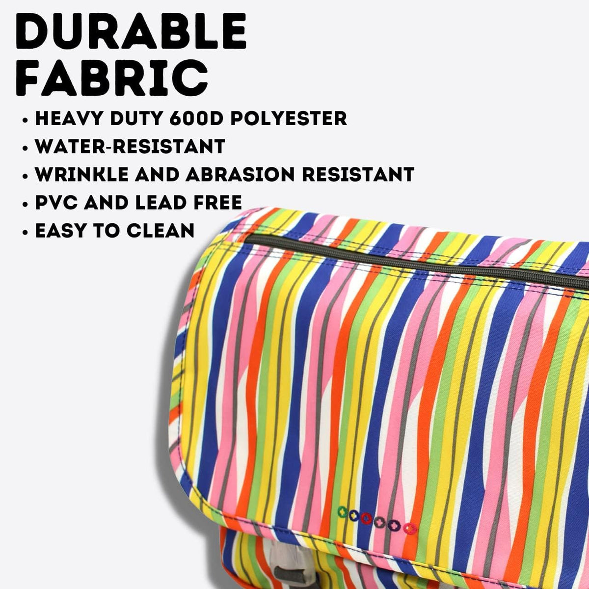 New York Terry Messenger Bag for Women Girls School Kids