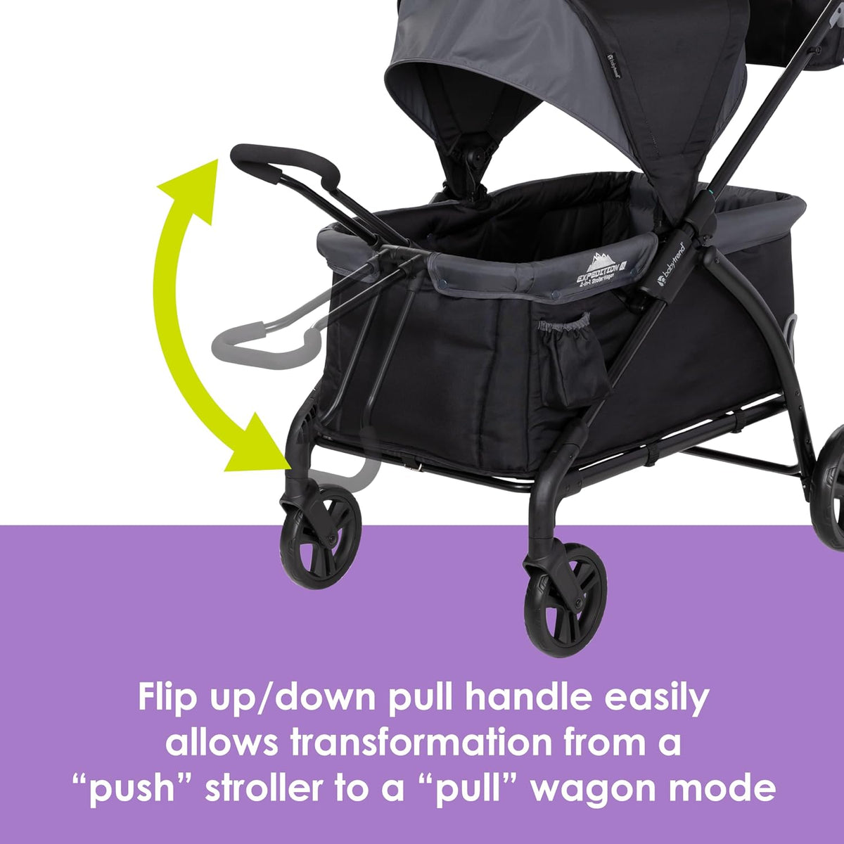 Expedition 2-in-1 Push/Pull Wagon with Canopy, Liberty Midnight - Colors B