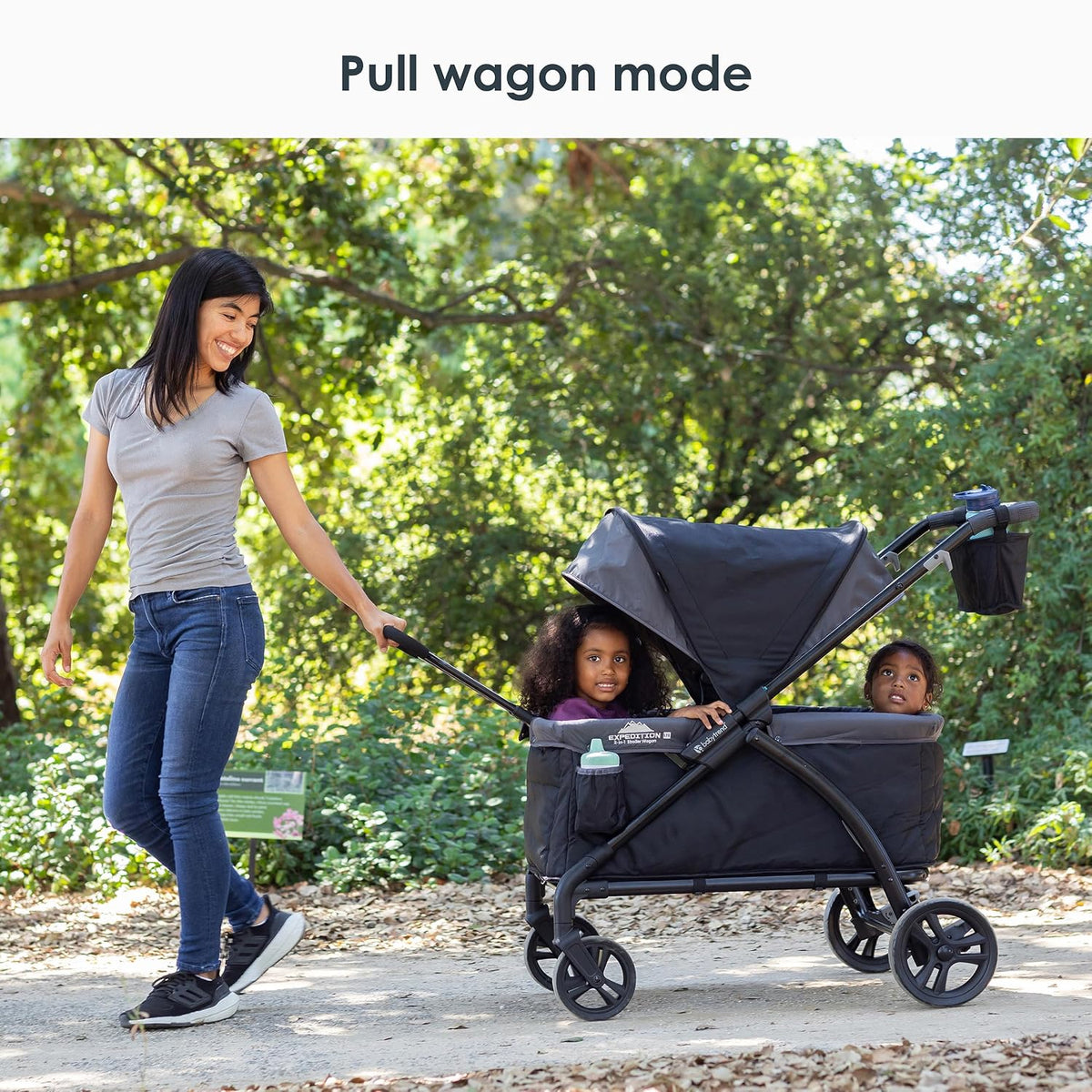 Expedition 2-in-1 Push/Pull Wagon with Canopy, Liberty Midnight - Colors B