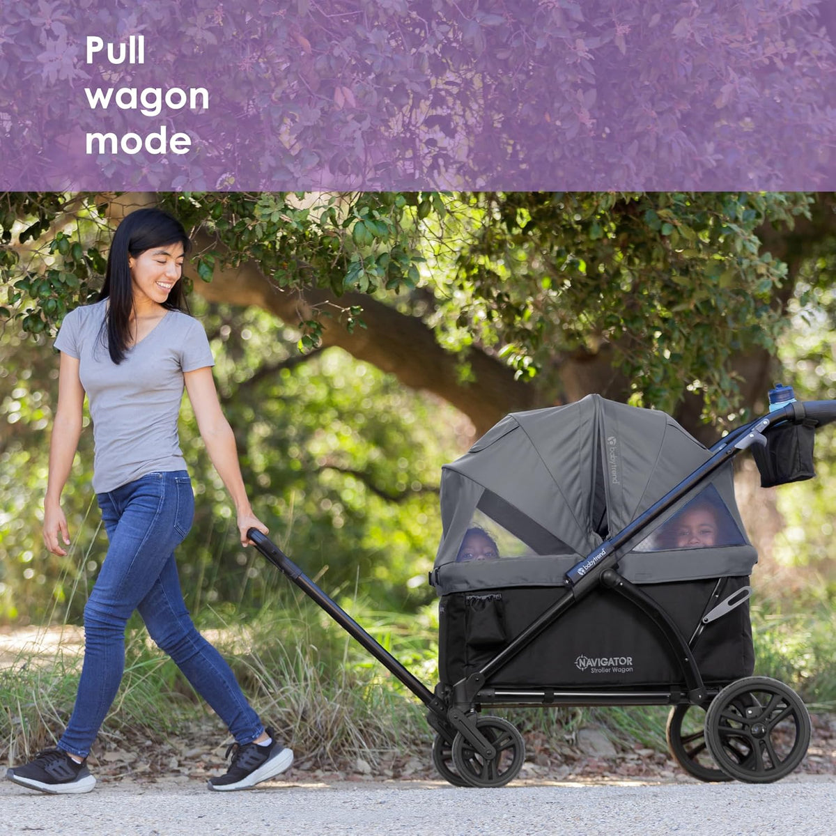 Expedition 2-in-1 Push/Pull Wagon with Canopy, Liberty Midnight - Colors B