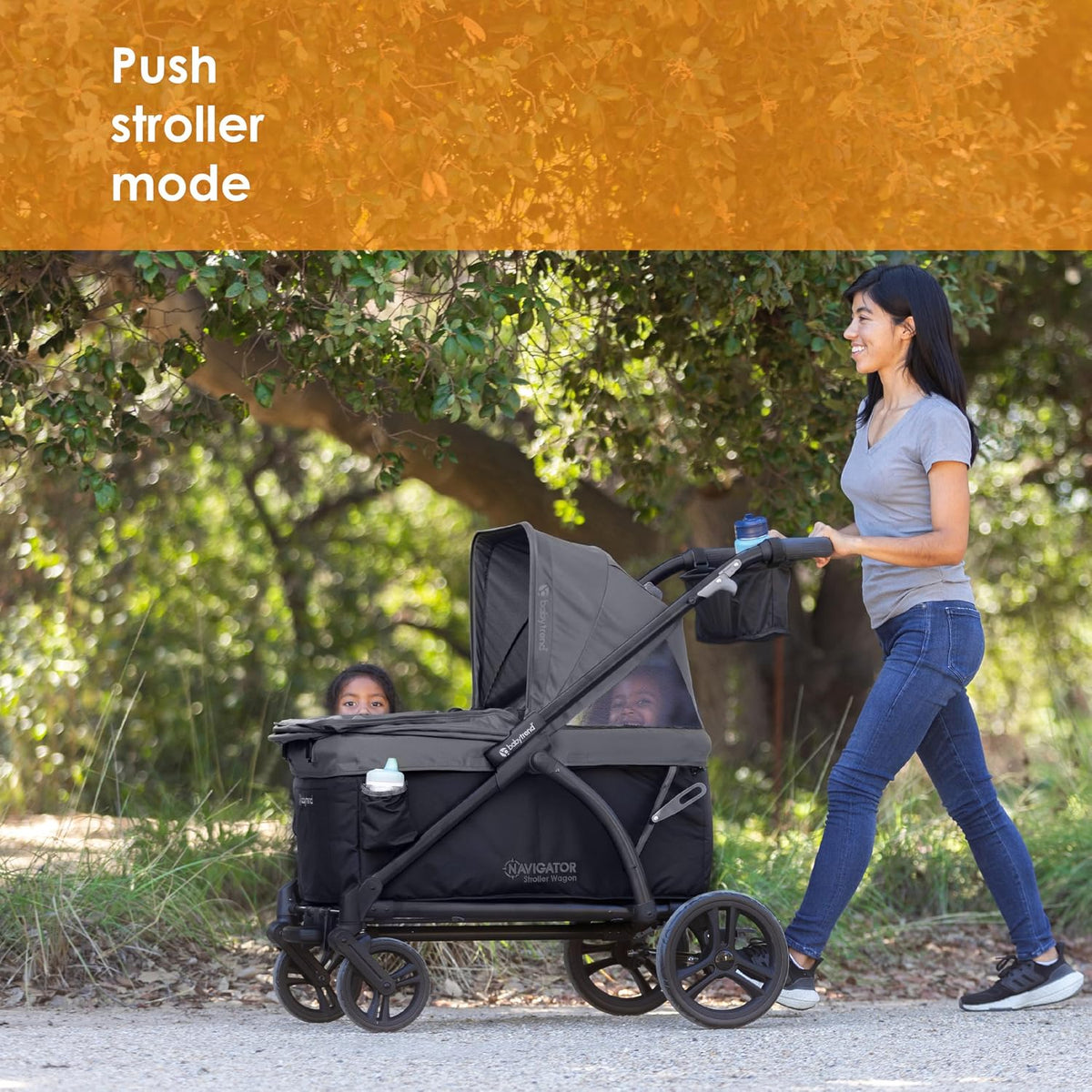 Expedition 2-in-1 Push/Pull Wagon with Canopy, Liberty Midnight - Colors B