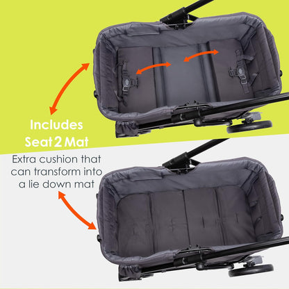 Expedition 2-in-1 Push/Pull Wagon with Canopy, Liberty Midnight - Colors B