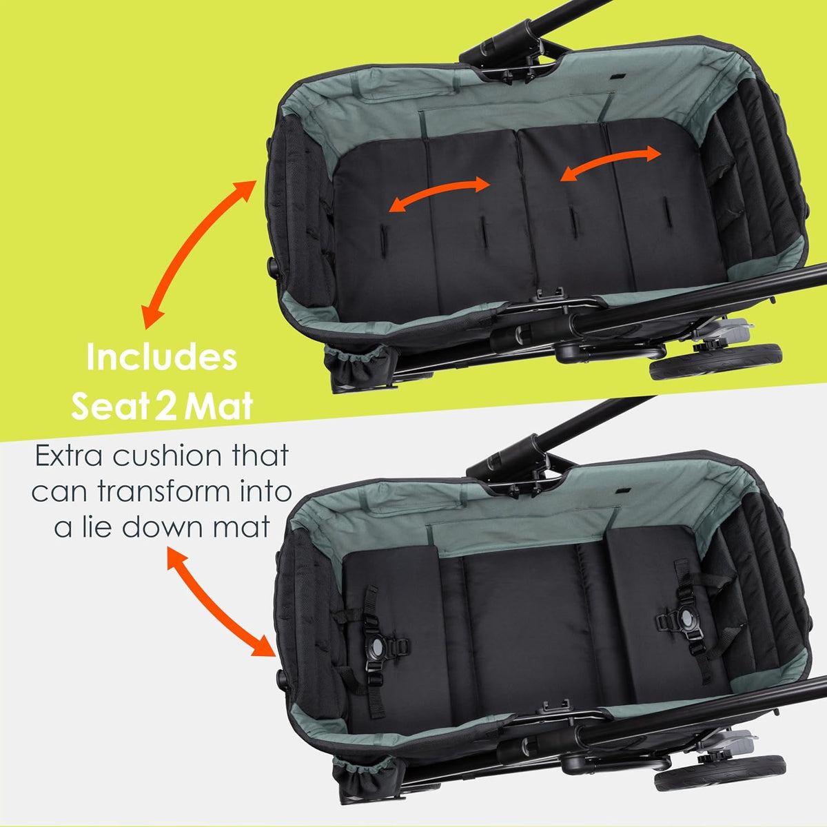Expedition 2-in-1 Push/Pull Wagon with Canopy, Liberty Midnight - Colors B