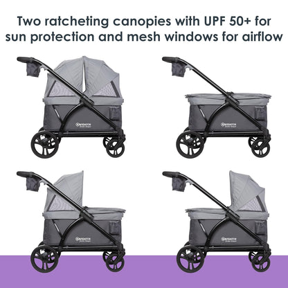 Expedition 2-in-1 Push/Pull Wagon with Canopy, Liberty Midnight - Colors B
