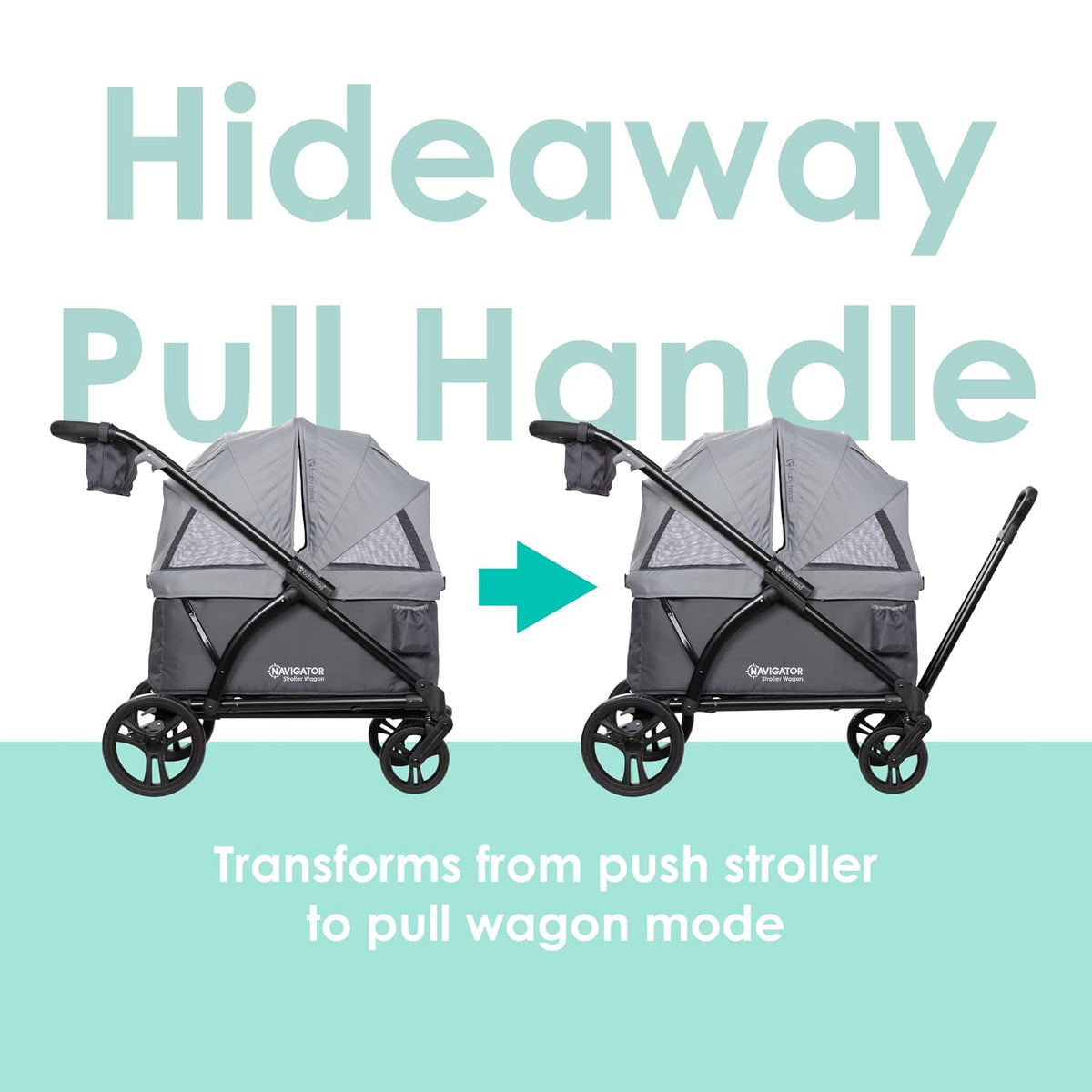 Expedition 2-in-1 Push/Pull Wagon with Canopy, Liberty Midnight - Colors B