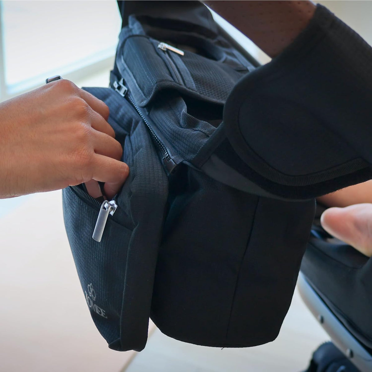 Universal Stroller Bag Organizer with Cup Holder Versatile, Portable, Phone Bag and Storage for All Outings, Fits Most Strollers, Prams and Carriages