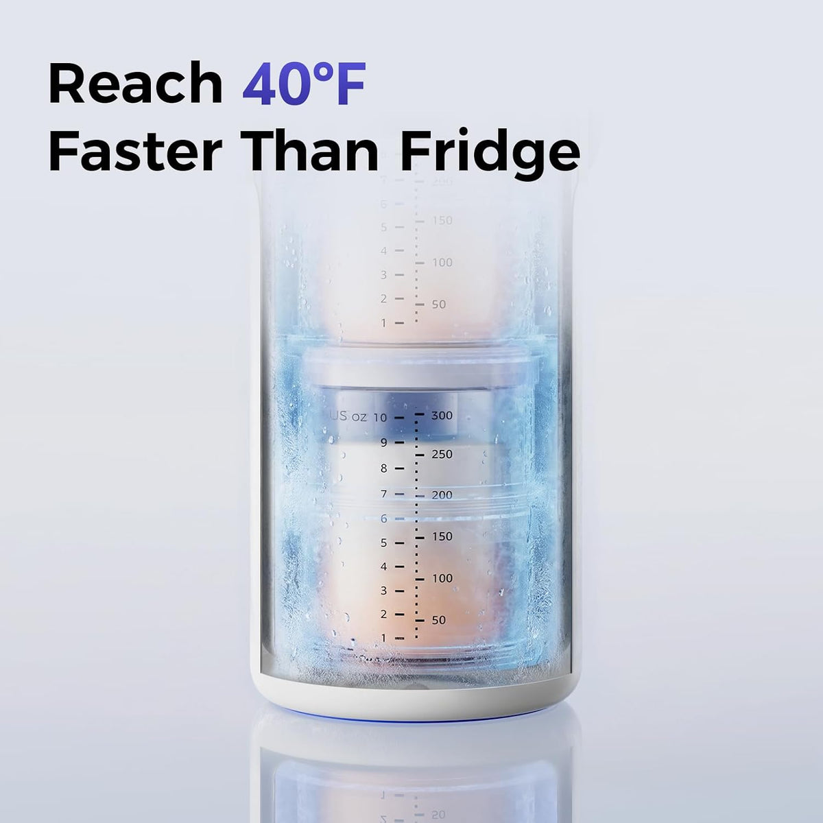 22oz Portable Breast Milk Cooler for Work & Travel, 30H+ Chill