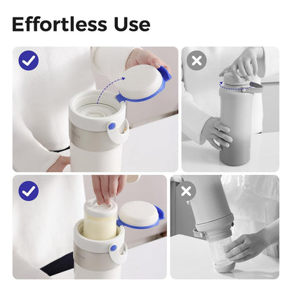 22oz Portable Breast Milk Cooler for Work & Travel, 30H+ Chill