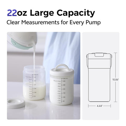 22oz Portable Breast Milk Cooler for Work & Travel, 30H+ Chill