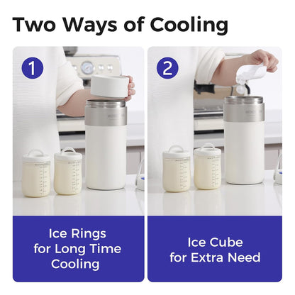 22oz Portable Breast Milk Cooler for Work & Travel, 30H+ Chill