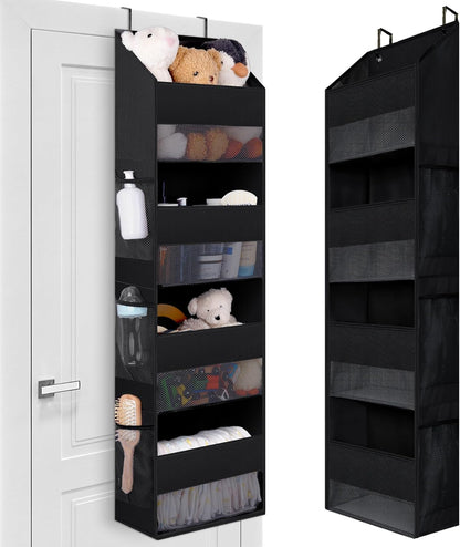 Over the Door Organizer, 4-Shelf Behind the Door Storage