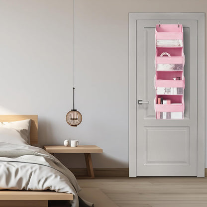 Over the Door Organizer, 4-Shelf Behind the Door Storage