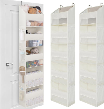 Over the Door Organizer, 4-Shelf Behind the Door Storage