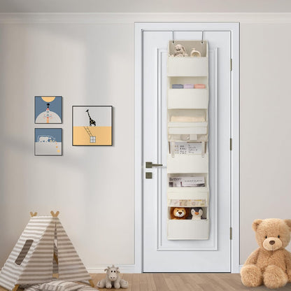 Over the Door Organizer, 4-Shelf Behind the Door Storage