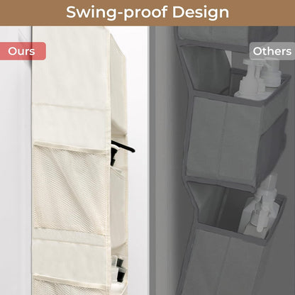Over the Door Organizer, 4-Shelf Behind the Door Storage