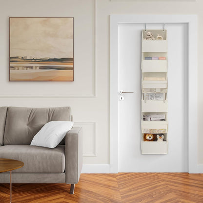 Over the Door Organizer, 4-Shelf Behind the Door Storage