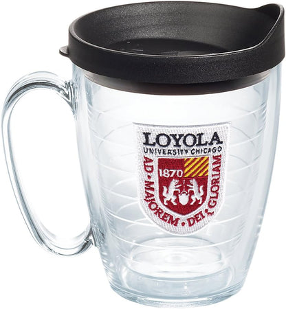 Tervis Made in USA Double Walled University of Alabama Crimson Tide Insulated Tumbler Cup Keeps Drinks Cold & Hot, 16oz Mug, Emblem - Colors H