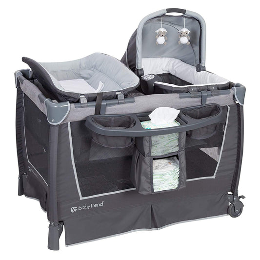 Retreat Nursery Center Playard, Bassinet & Storage, Robin