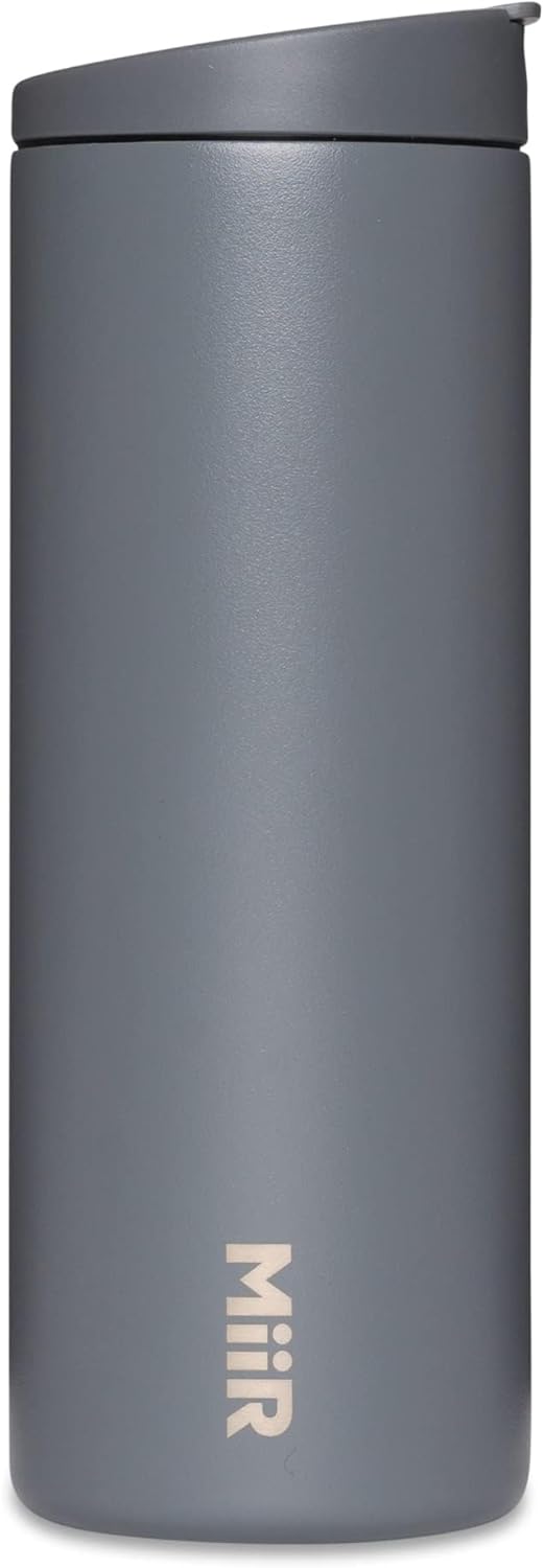 Flip Traveler 16oz | Double-Wall Vacuum Insulated with Flip Lid, BPA-Free Stainless Steel Construction, Insulated Tumbler for Hot or Cold Drinks