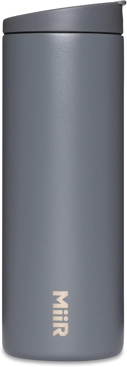 Flip Traveler 16oz | Double-Wall Vacuum Insulated with Flip Lid, BPA-Free Stainless Steel Construction, Insulated Tumbler for Hot or Cold Drinks