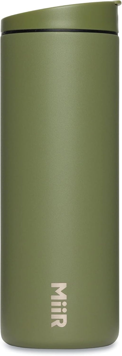 Flip Traveler 16oz | Double-Wall Vacuum Insulated with Flip Lid, BPA-Free Stainless Steel Construction, Insulated Tumbler for Hot or Cold Drinks