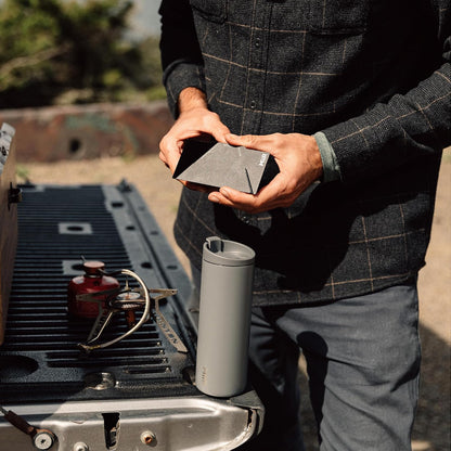 Flip Traveler 16oz | Double-Wall Vacuum Insulated with Flip Lid, BPA-Free Stainless Steel Construction, Insulated Tumbler for Hot or Cold Drinks