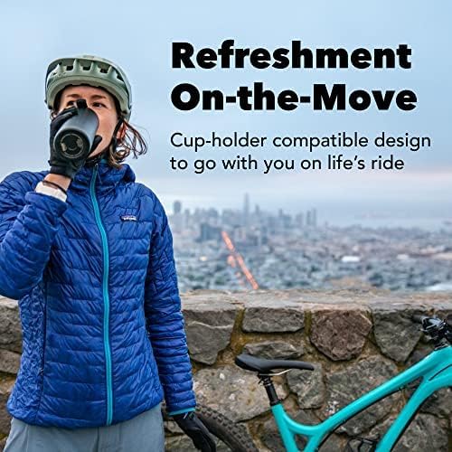 Flip Traveler 16oz | Double-Wall Vacuum Insulated with Flip Lid, BPA-Free Stainless Steel Construction, Insulated Tumbler for Hot or Cold Drinks