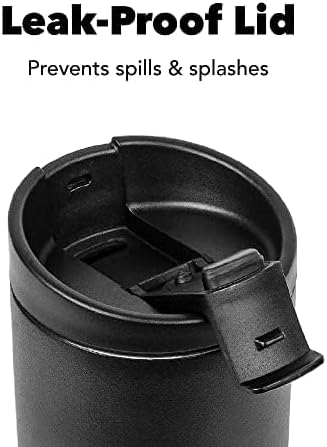 Flip Traveler 16oz | Double-Wall Vacuum Insulated with Flip Lid, BPA-Free Stainless Steel Construction, Insulated Tumbler for Hot or Cold Drinks